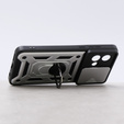 Pouzdro pro Motorola Moto G84 5G, CamShield Slide, stříbro