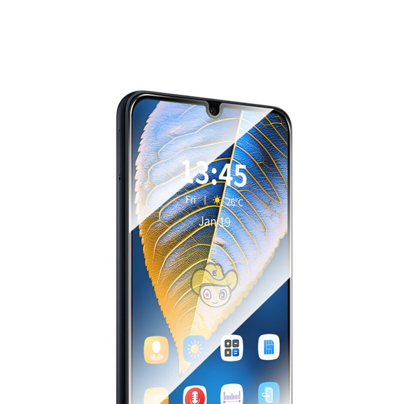 ENKAY Tvrzené sklo pro Xiaomi Redmi 14C / Xiaomi Poco C75, černé