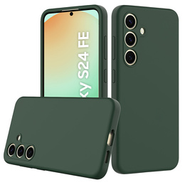 Pouzdro pro Samsung Galaxy S24 FE, Silicone MagSafe, zelené