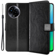 Klopové pouzdro pro Realme 11 5G, Crazy Horse Wallet, černé