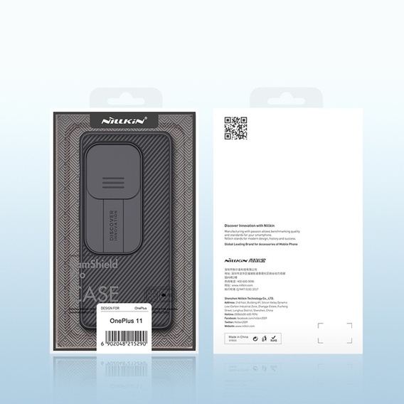 Pouzdro pro OnePlus 11 5G, obrněné Nillkin, CamShield Pro, černé