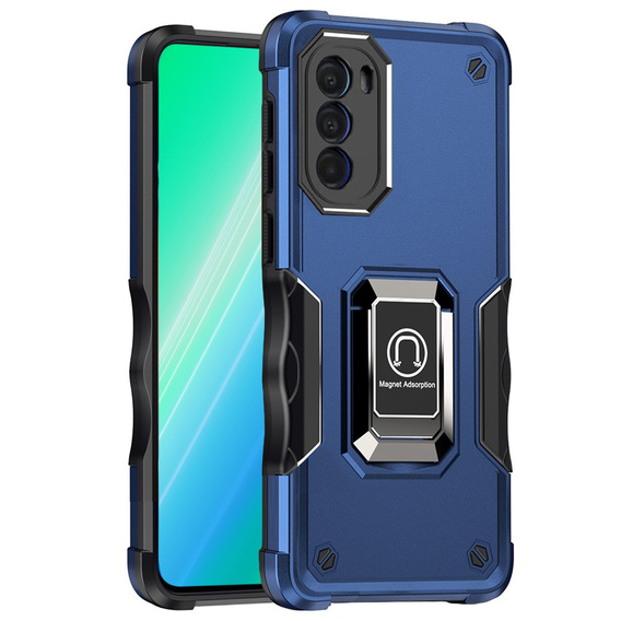 Pouzdro pro Motorola Moto G22, Dual-Layer Armor, modré