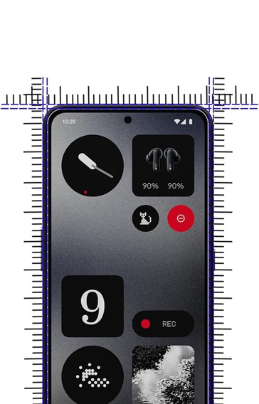 Tvrzené sklo 9H pro Nothing CMF Phone 1