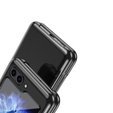 Pouzdro pro Samsung Galaxy Z Flip7 FE / Z Flip6, PC Case, transparentní / černé