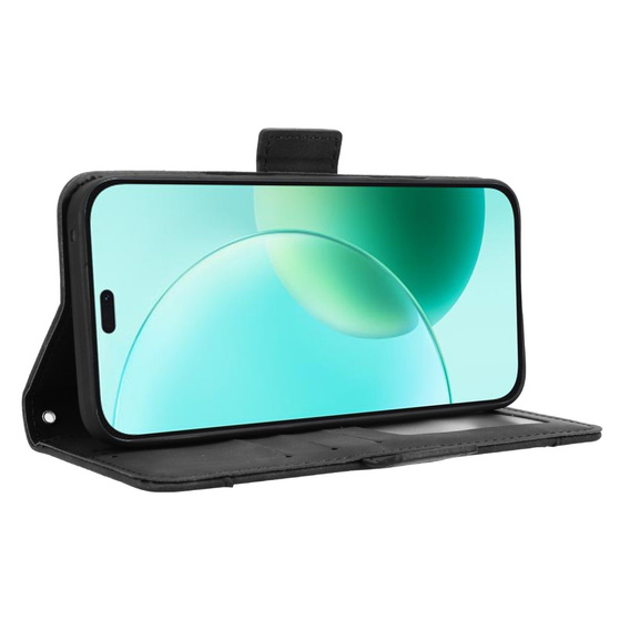 Klopové pouzdro pro Honor 400 Lite, Card Slot, černé