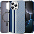 Pouzdro pro iPhone 16 Pro Max, Carbon Fiber MagSafe, modré
