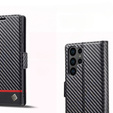 Klopové pouzdro pro Samsung Galaxy S23 Ultra, Carbon LC.IMEEKE, černé