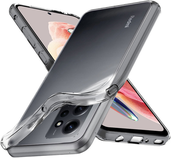 Tenké pouzdro pro Xiaomi Redmi Note 12 4G, Slim, průhledné