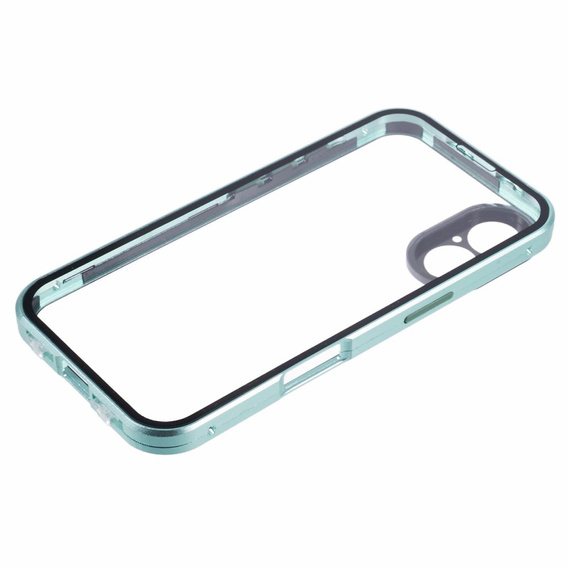 Pouzdro pro iPhone 16, Magnetic Dual Glass, zelené