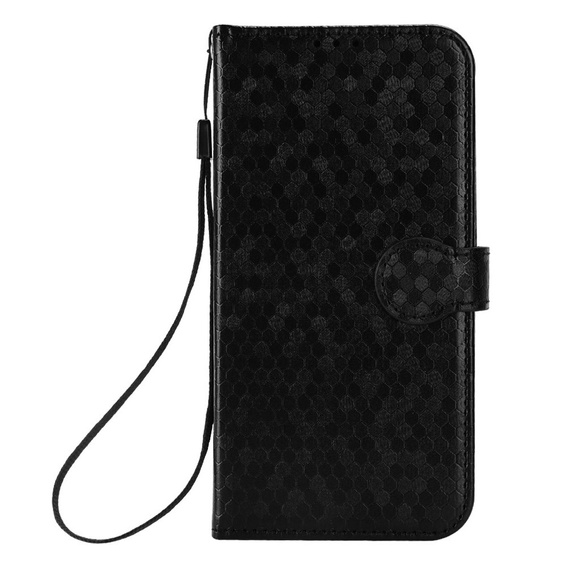 Flipové pouzdro pro Motorola Moto G86 5G, Wallet Rhombus, černé