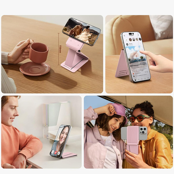 Magnetická peněženka s lokalizací, NFC a kolébkou pro iPhone 16 Pro