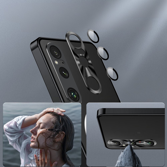 Ochranné pouzdro na fotoaparát pro Sony Xperia 1 VI, CamShield MagSafe, černé