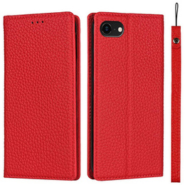 Kožené pouzdro pro iPhone 7/8/SE 2020/SE 2022, ERBORD Grain Leather, červené