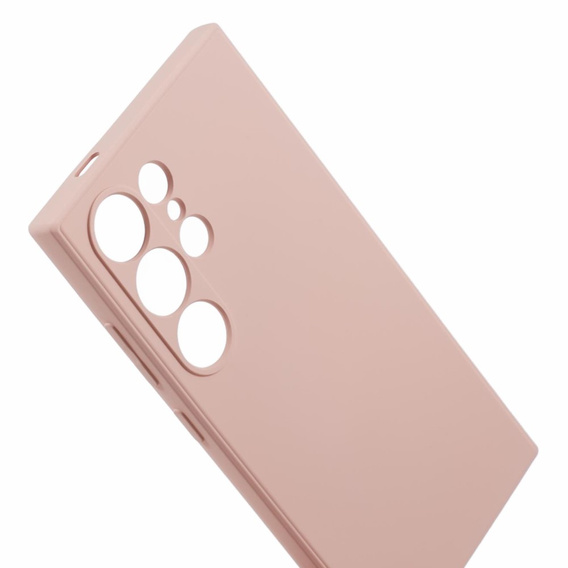 Pouzdro pro Samsung Galaxy S24 Ultra, Silicone Lite, růžové
