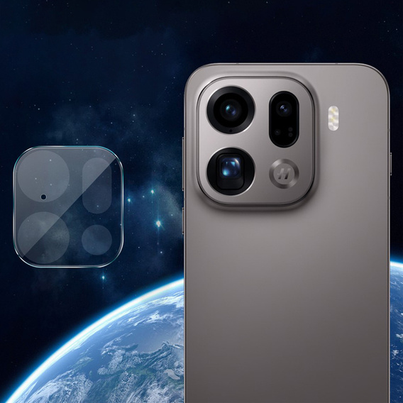 2x tvrzené sklo ERBORD pro fotoaparát Oppo Find X9 Pro