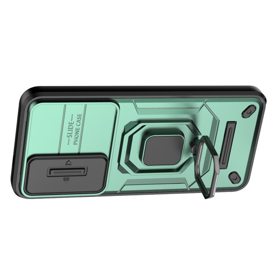 Pouzdro pro Samsung Galaxy S24, KickStand Camera Lens, zelené