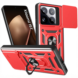 Pancéřové pouzdro CamShield Slide s krytem fotoaparátu a kroužkem pro Xiaomi 15T