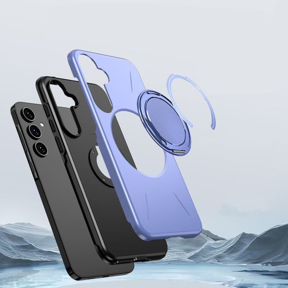 Pouzdro s podstavcem MagSafe pro Samsung Galaxy A57 5G, fialové