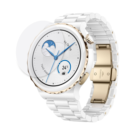 3x ERBORD Hydrogelová fólie pro Huawei Watch GT 3 Pro 43mm