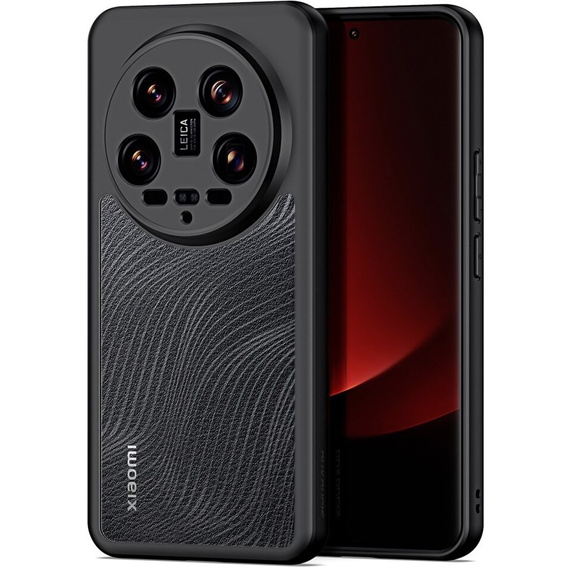 Pouzdro DuxDucis pro Xiaomi 14 Ultra, Aimo case, transparentní / černé