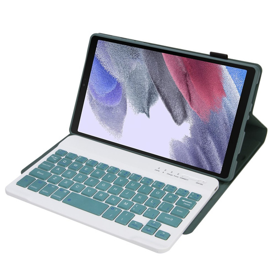 Pouzdro + klávesnice Samsung Galaxy Tab A7 Lite 8.7 T220 / 225, zelené