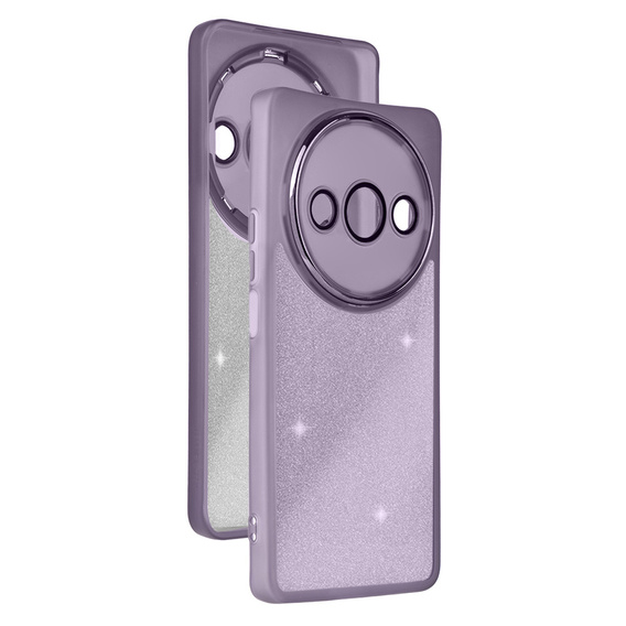 Pouzdro pro Xiaomi Redmi A3, Glittery Powder, fialové