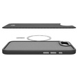 Pouzdro Spigen pro iPhone 16E, Enzo Aramid MagSafe, karbonově černé + 9H tvrzené sklo