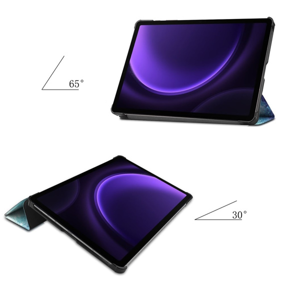 Pouzdro pro Samsung Galaxy Tab S9 FE / S10 FE, s klopou, galaxy