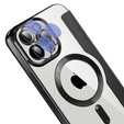 Klopové pouzdro pro iPhone 14 Pro, RFID Wallet MagSafe CamShield, černé