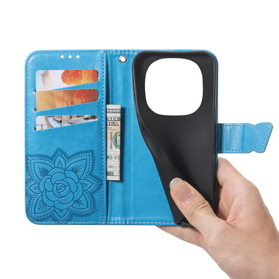 Pouzdro s klopou Butterfly pro Xiaomi Redmi Note 15 Pro Plus 5G / Poco M8 Pro 5G