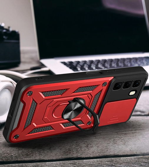 Pouzdro pro Infinix Hot 50 Pro 4G, CamShield Slide, červené