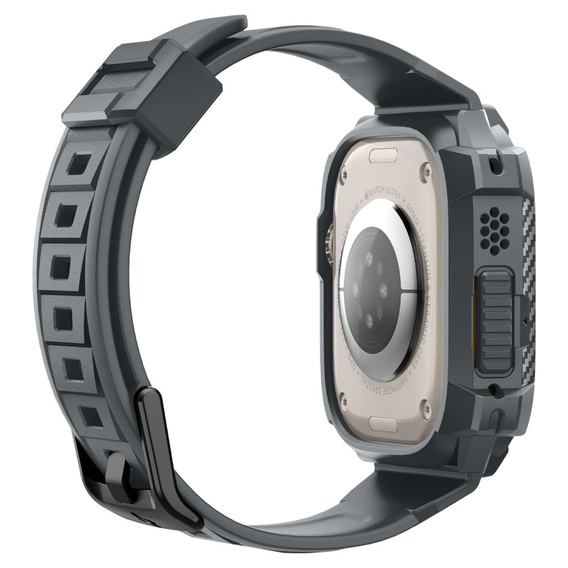 Etui Pasek SPIGEN do Apple Watch 4/5/6/7/SE 44/45mm, Rugged Armor Pro, Charcoal Grey