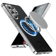 Ochranné pouzdro na fotoaparát pro Samsung Galaxy S23 Ultra, CamShield MagSafe, průhledná / stříbrná