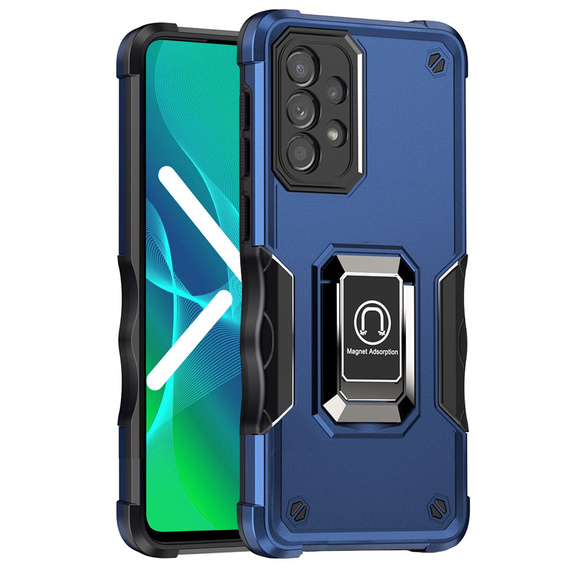 Pouzdro pro Samsung Galaxy A53 5G, Dual-Layer Armor, modré