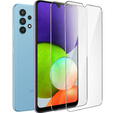 2x tvrzené sklo pro Samsung Galaxy A22 5G, ERBORD 9H Hard Glass na displeji