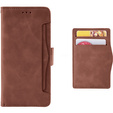 Klopové pouzdro pro Xiaomi Redmi 13, Card Slot, hnědé