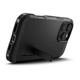 Pouzdro Spigen pro iPhone 16 Pro, Tough Armor Mag MagSafe, černé + 9H tvrzené sklo