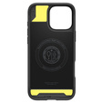 Pouzdro Spigen pro iPhone 16 Pro, Rugged Armor MagSafe, šedé + tvrzené sklo 9H