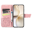 Klopové pouzdro pro Realme 14 Pro 5G, Butterfly, růžové rose gold