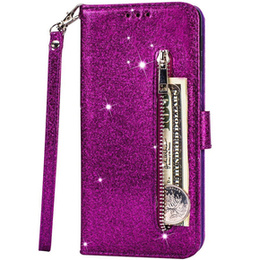 Klopové pouzdro pro Xiaomi Redmi Note 8 Pro, Wallet Zippered, fialové