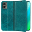 Pouzdro pro Motorola Edge 30 Neo, Wallet Litchi Leather, zelené