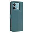 Klopové pouzdro pro Xiaomi Redmi Note 13 5G, BINFEN Wallet, zelené