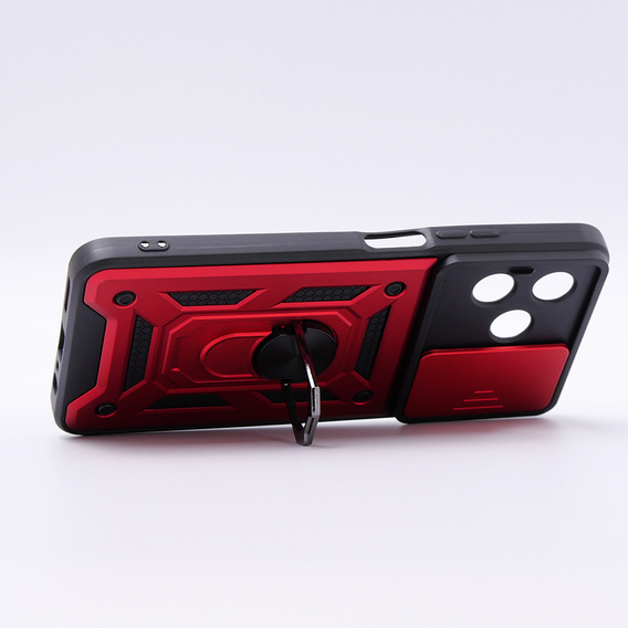 Pouzdro pro Oppo A98 5G, CamShield Slide, červené