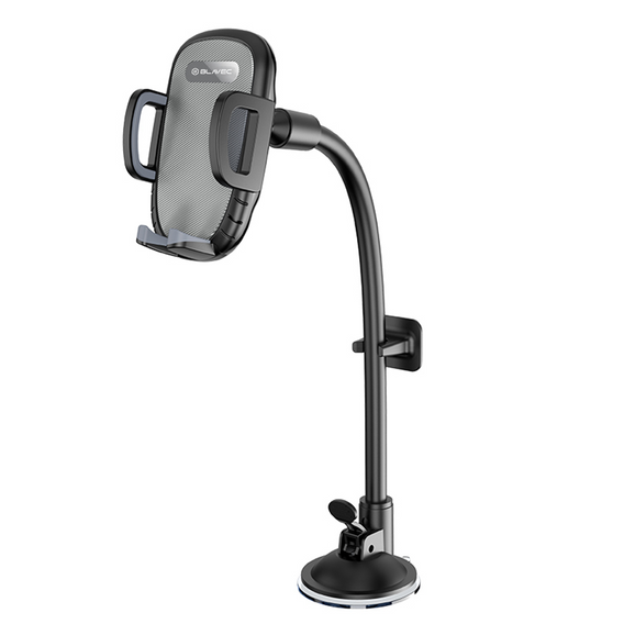 Držák na čelní sklo automobilu s nastavitelným ramenem pro smartphony