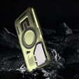 Pouzdro pro Samsung Galaxy S24 FE, Military MagSafe with camera protection, zelené