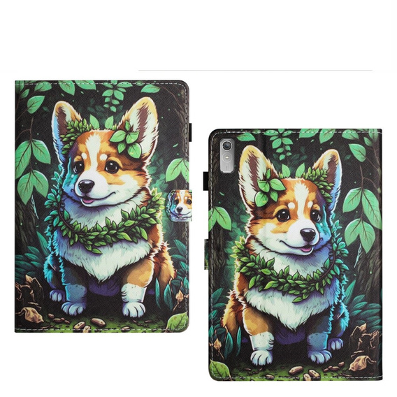 Pouzdro pro Lenovo Tab P11 Gen 2, corgi dog