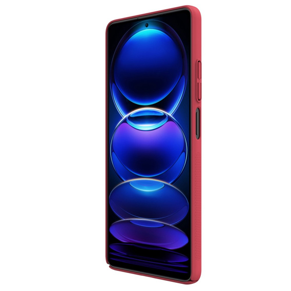 Pouzdro NILLKIN pro Xiaomi Poco X5 Pro 5G, Super Frosted Shield Case, červené
