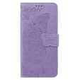 Klopové pouzdro pro Xiaomi Poco X6 5G, Butterfly, fialové
