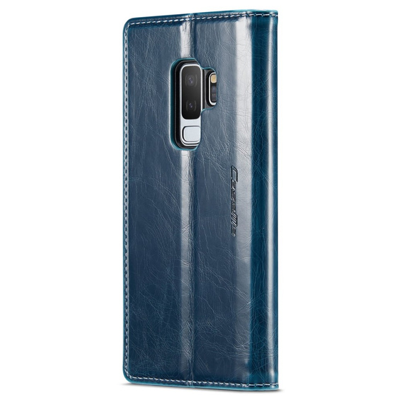 CASEME flipové pouzdro pro Samsung Galaxy S9+ Plus, Waxy Textured, modré