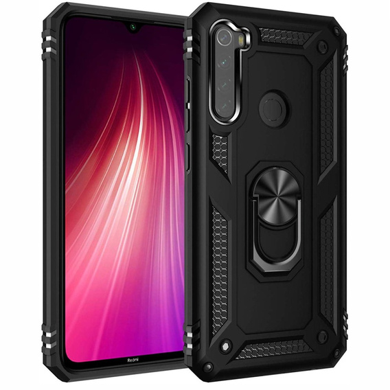 Pancéřové pouzdro pro Xiaomi Redmi Note 8T, Nox Case Ring, černé